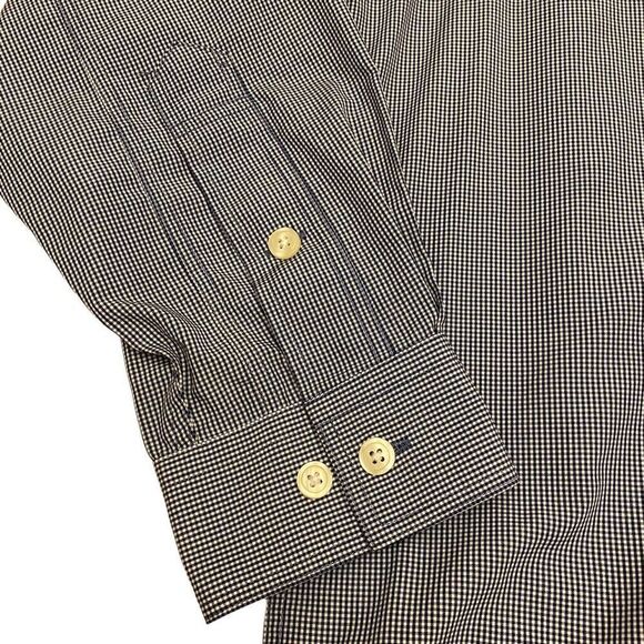 Oobe Team Style Chikfila Blue and White Check Long Sleeve Button Down Shirt Sz X - Picture 5 of 16